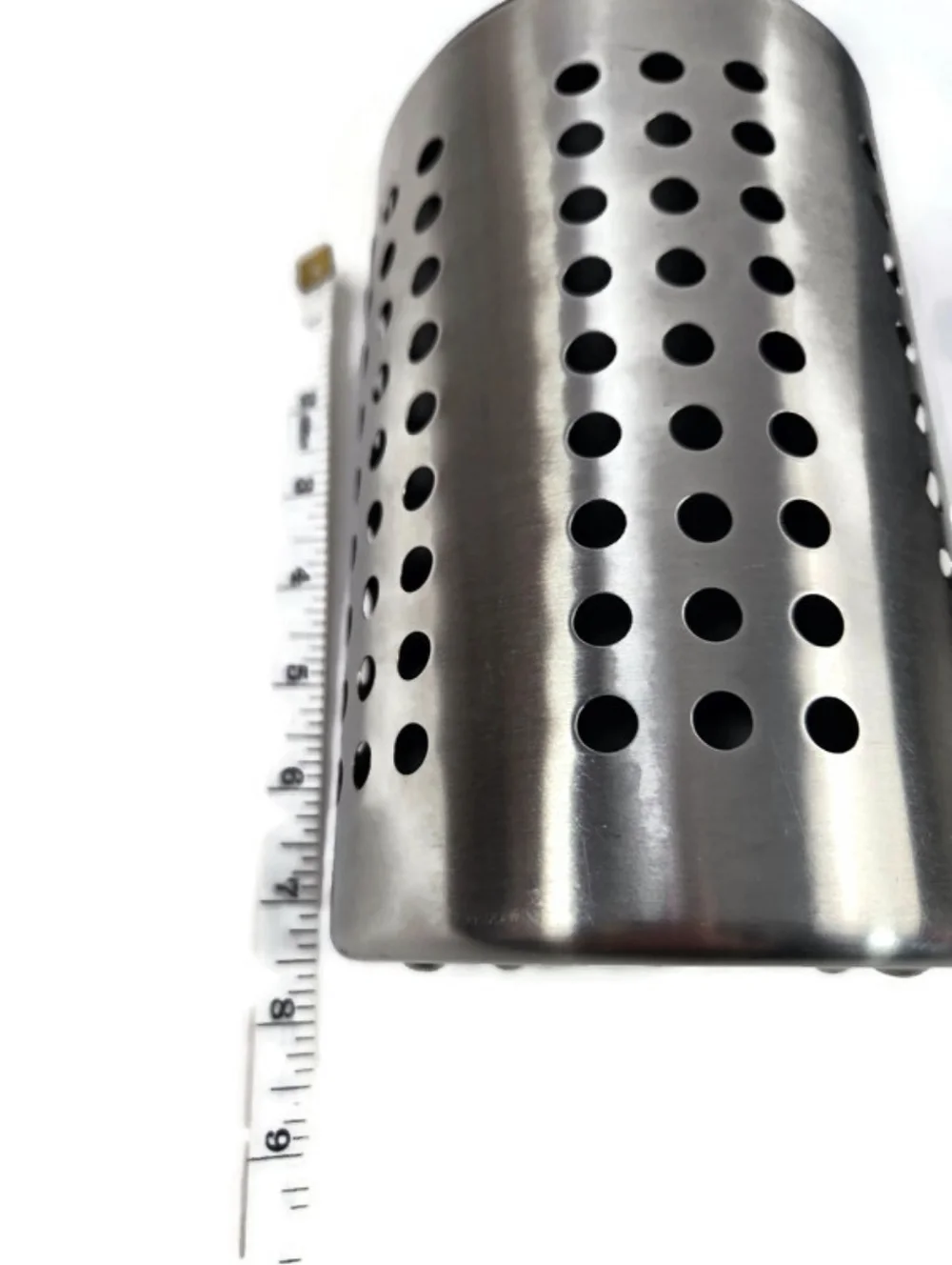IKEA Stainless Utensil Holder w Plastic Insert Kitchen Organizer NWOT
